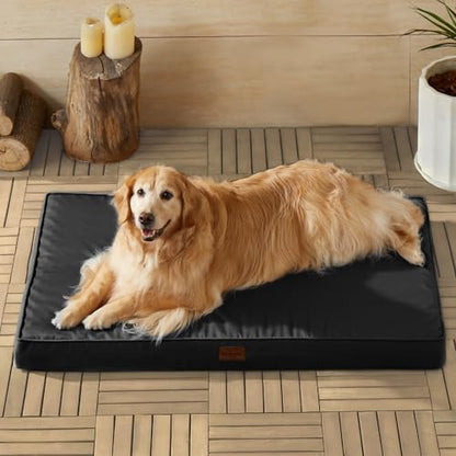 BFPETHOME Outdoor Waterproof Dog Bed for Large Dogs, Washable Cover, 47"