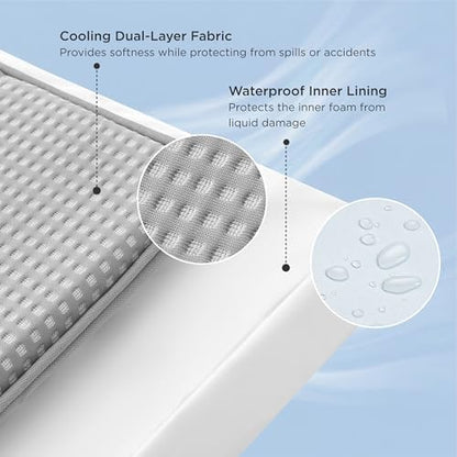 Bedsure Cooling Dog Bed for Crate, Large Breathable Pet Summer Bed, 35 Inch