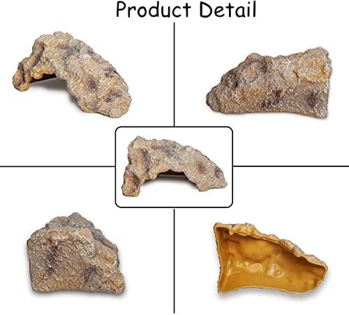 Reptile Hides Rock Reptile Cave Hideout Terrarium - Small