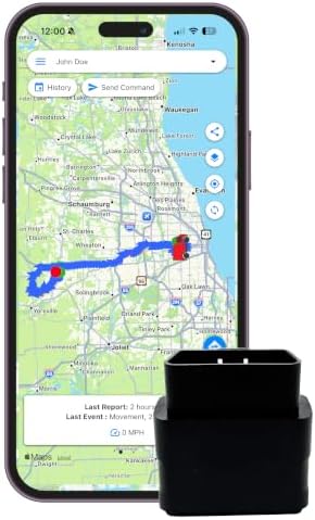 Optimus OBD Plug-in Car GPS Tracker - Easy Setup & Alerts