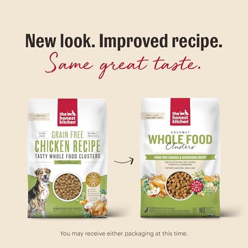 The Honest Kitchen Whole Food Clusters Grain Free Chicken Dry Dog Food, 10 Lb Bag