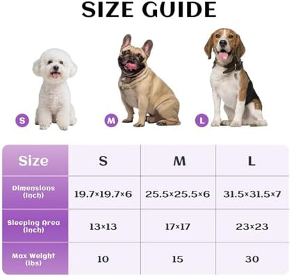 Hooded Blanket Donut Cave Bed for Small Medium Dogs and Cats