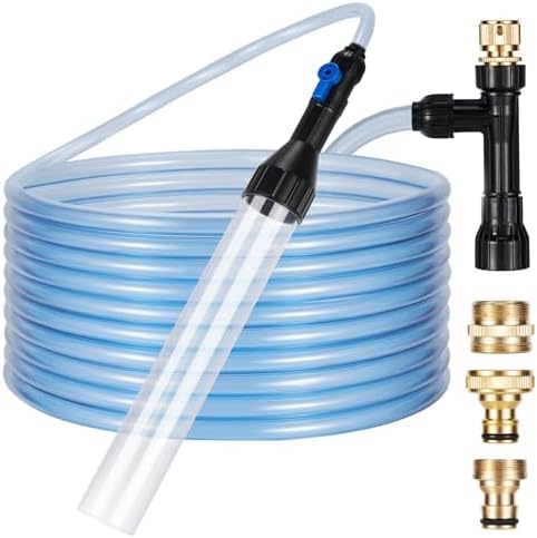 DXOPHIEX Gravel Vacuum for Aquarium Fish Tank Siphon, 30 Feet