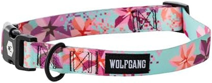 Wolfgang Wide Venture Dog Collar Digifloral Print Large