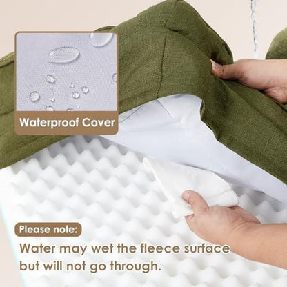 EHEYCIGA Orthopedic XXL Dog Bed, Waterproof Washable XL Big Pet Bed 46"