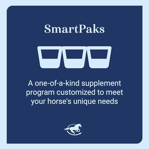 SmartEquine Nutrition Essentials SmartPak | Nutritional Supplement for Horses | Containing Essential Vitamins, Minerals, Amino Acids, and Omega 3 | Healthy Skin & Horse Coat | 28 Days Supply