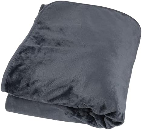 Lavish Home Waterproof Blanket - 80x80 King-Size Blanket for Kids, Pets, and Outdoors - Throw for Bed, Couch, Chair and Car (Gray)