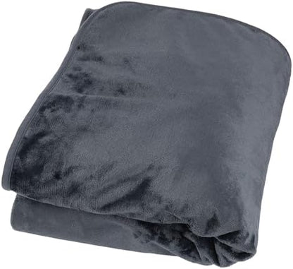 Lavish Home Waterproof Blanket - 80x80 King-Size Blanket for Kids, Pets, and Outdoors - Throw for Bed, Couch, Chair and Car (Gray)