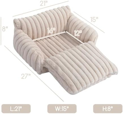 Hollypet Cat Bed Small Dog Orthopedic Couch Beds for Pets up to 13 lbs