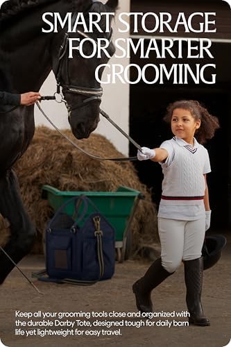 Equinavia Darby Horse Grooming Bag, Collapsible Tote with Strap, One Size
