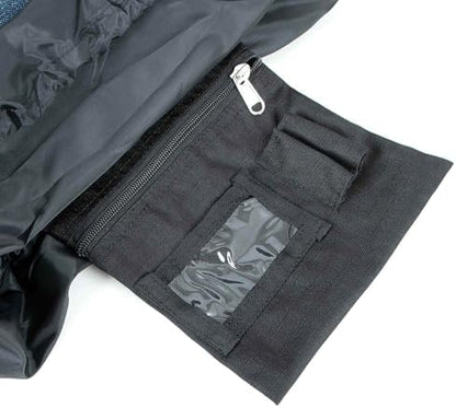 Jeffers Poplar Head Grooming Bag – Horse Grooming Organizer Tote with Pockets for Brushes, Tools, Clippers, Shampoo, Detangler – Stable Barn Kit Carrier for Horses, Pets, Livestock, Blue Jean Baby