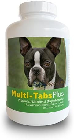 Healthy Breeds Boston Terrier Multi-Tabs Plus Chewable Tablets 180 Count