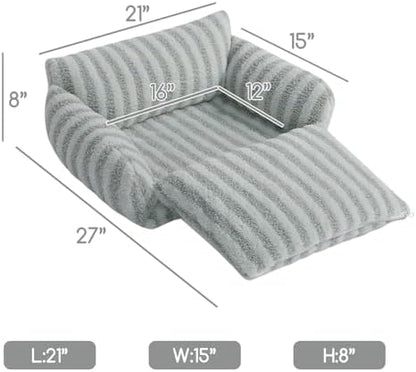 Hollypet Cat Bed Small Dog Orthopedic Couch Beds for Pets up to 13 lbs