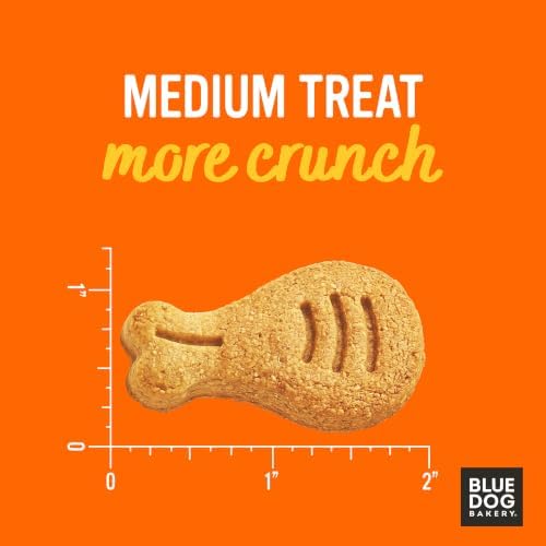 Blue Dog Bakery, More Crunch Chicken Biscuit, Medium Dog Treats 14oz 1pk