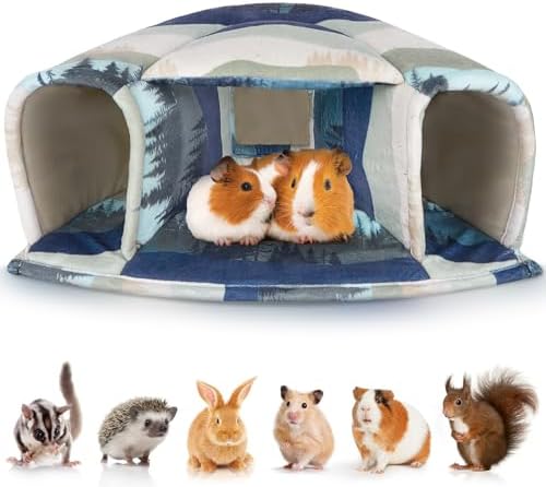 Unicorn Catcher Washable Guinea Pig Hideout Large Cozy Bed for Small Pets