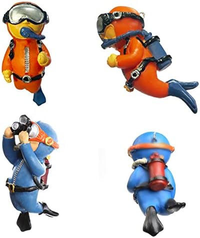 2-Pack Floating Fish Tank Decorations Little Diver Aquarium Decoration Aquarium Accessories Fish Playmate for Fish Tank Suitable for All Kinds of Fish Tanks Swimming Pool