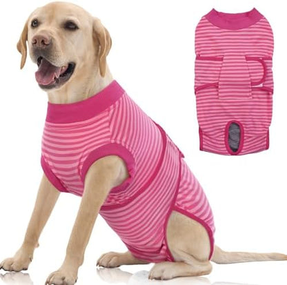 FUAMEY Recovery Suit for Dogs After Surgery,Soft Breathable Dog Bodysuit