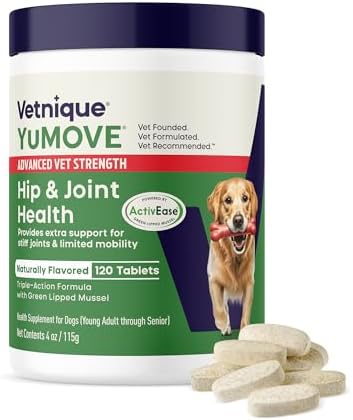 YuMOVE Adult Dog Hip & Joint Supplement, Advanced Vet Strength 120 Tablets