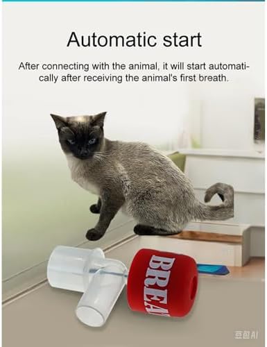 Pet Apnea Monitor, Veterinary Anesthesia Respiratory Alarm, Easy to use，Easy to Clean，Support Pets of Various Weights to use，Design Compact，Pet Hospital and Good Assistant for Veterinarians