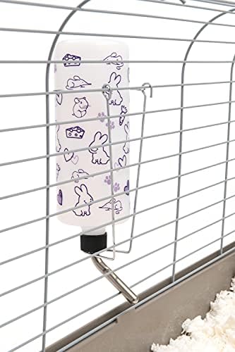 Lixit® Original Super Seal Classic Water Bottle for Rabbits, Cats, Ferrets, Hamsters, Guinea Pigs, Gerbils and Other Small Animals - Made in USA (Frosted (Pack of 1), 32 Ounce)