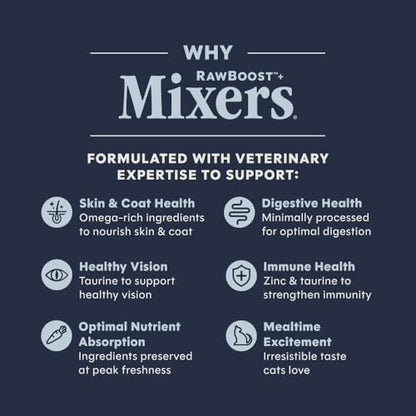 Instinct Freeze Dried Mixers, Cat Food Toppers, Digestive Health, 5.5 oz