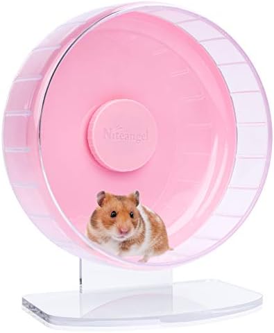 Niteangel Super-Silent Hamster Exercise Wheels: Quiet 10 inch Running Wheel