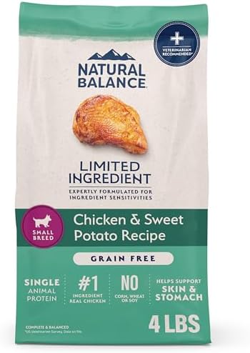 Natural Balance Limited Ingredient, Chicken & Sweet Potato, 4 lb