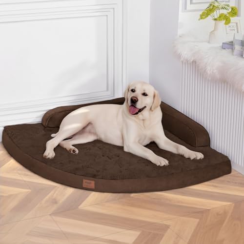 MEKIY Orthopedic Waterproof Dog Bed with Sides for Extra Large Sizes Dogs