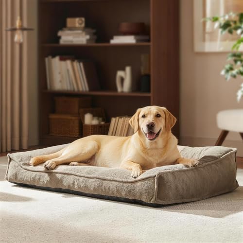 FURTIME Orthopedic Dog Bed Large Sized Dog, Extra Washable Dog Couch 38"
