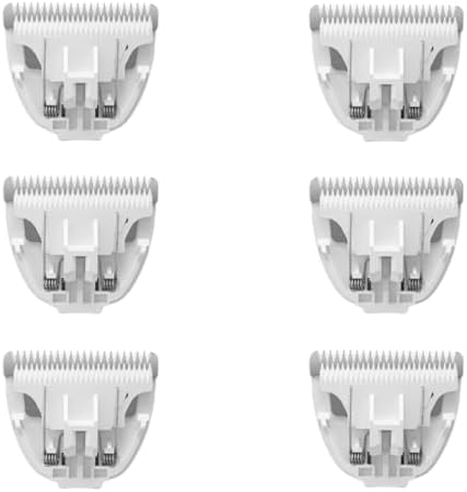 6 Pack Ceramic Blades Replacement for Dog Grooming Clippers