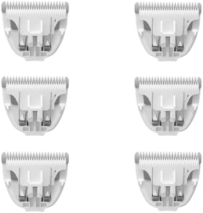 6 Pack Ceramic Blades Replacement for Dog Grooming Clippers