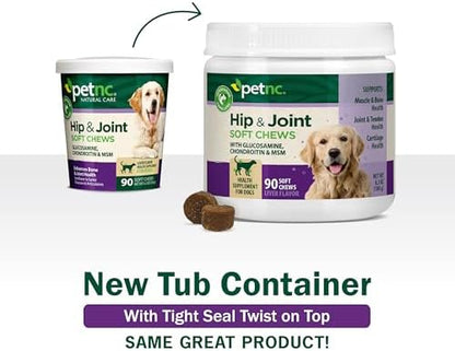 PetNC Natural Care Hip and Joint Soft Chews for Dogs, 90 Count - 27591