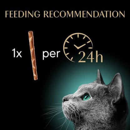 Sheba Meaty Tender Sticks Chicken Cat Treats, Chicken Flavor, Cat Snacks, 0.14 oz., 5 Count (Pack of 20)