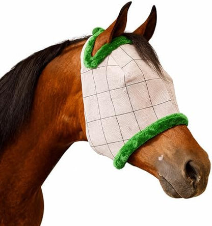 Farnam SuperMask II Horse Fly Mask Without Ears, XL Size, Color May Vary