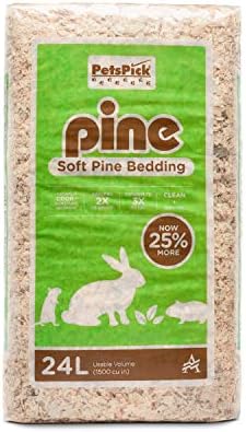 PETSPICK Pine Small Pet Bedding, 24L