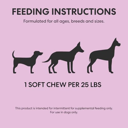 The Pets Table Probiotic Soft Chews Supplements, Duck Flavor, 60 Chews