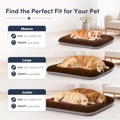 Magic Dog Orthopedic Medium Dog Bed 32 Inch, Super Soft Small Pet Bed