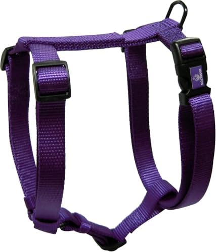 Hamilton Adjustable Nylon Dog Harness, X Large 1" x 40-50", Purple