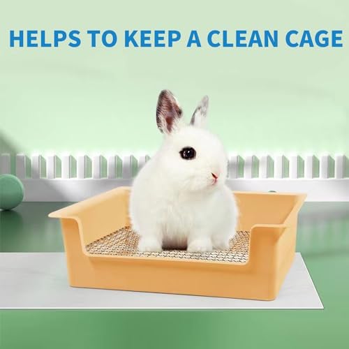 Litter Box Rabbit, Bunny Potty Pan, 1cm Steel Grate with Tray