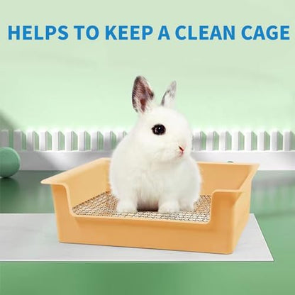 Litter Box Rabbit, Bunny Potty Pan, 1cm Steel Grate with Tray