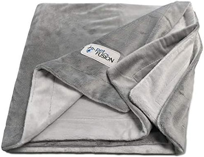 PetFusion Premium Ultra Soft Dog and Cat Blanket, Grey or Brown