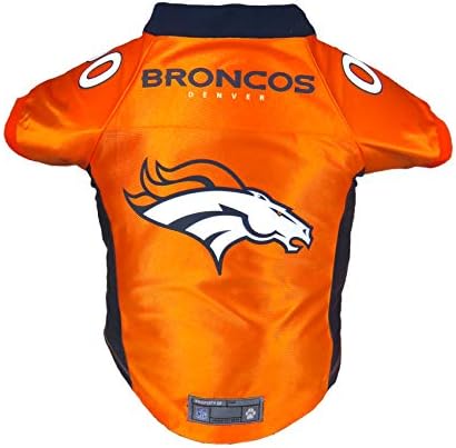 Littlearth NFL Denver Broncos Premium Pet Jersey, Team Color, Medium