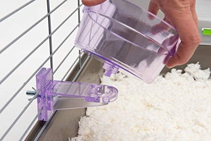 Lixit Critter Bright cages bowls in Assorted Colors for Rabbits, Ferrets, Dogs, Guinea pigs and other pets. (20 Ounce)