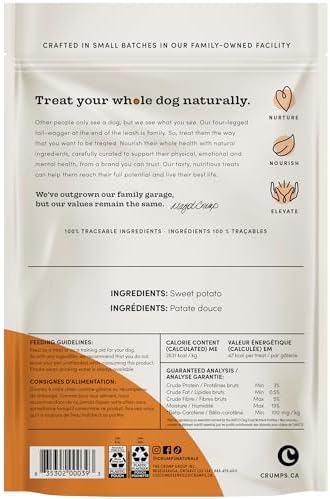 Crumps’ Naturals Sweet Potato for Pets,11.6-Ounce,(Pack of 2)