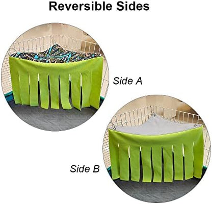 RIOUSSI Guinea Pig Hideout Hideaway Corner Fleece Toys Cage Accessories