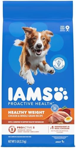 IAMS Proactive Health Healthy Weight Dry Dog Food, Chicken, 5 lb