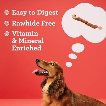 DreamBone Spirals Variety Pack Rawhide-Free Dog Treats, 45 Count