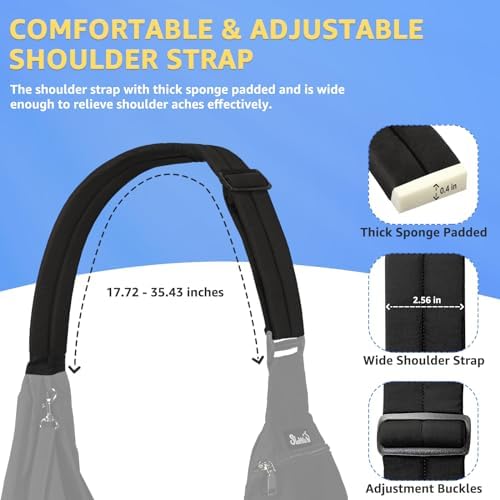 SlowTon Dog Carrier Sling - Thick Padded Shoulder Strap Adjustable, B XS