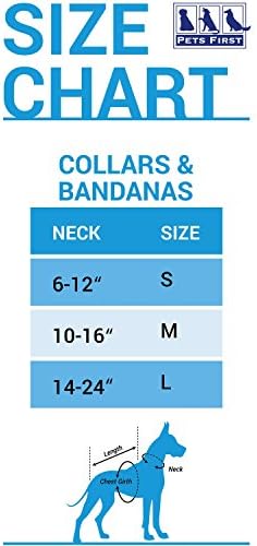 Pets First NFL Arizona Cardinals Licensed PET COLLAR, Large - Heavy-Duty, Strong, and Durable Dog Collar. Available in 31 Football Teams and 4 Sizes