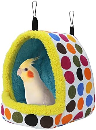 Litewoo Bird Hammock Winter Warm Parrot Nest Bed for Cage Accessory, L